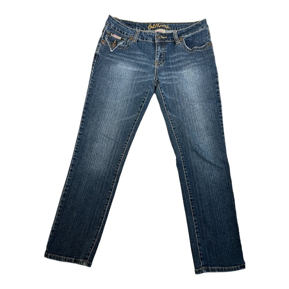 Vintage‎ Bubblegum Jeans Women 1/2 Y2K Straight 80's, 90's Retro Logo